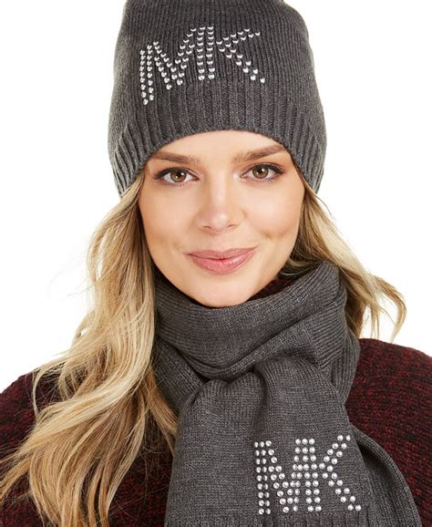 michael kors women hats|Michael Kors winter scarves.